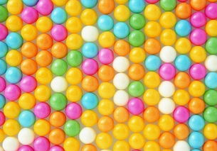 色彩艳丽的糖果