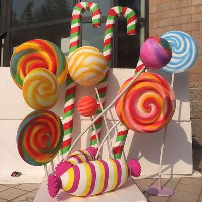 甜蜜秋日 糖果棒棒糖装饰在美陈橱窗与婚礼创意布置中的应用