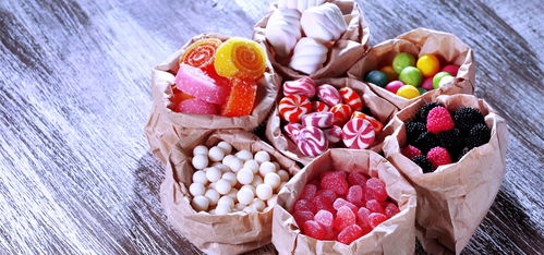 五彩甜美糖果摄影 免费高清素材助力平面电商与网页创意设计